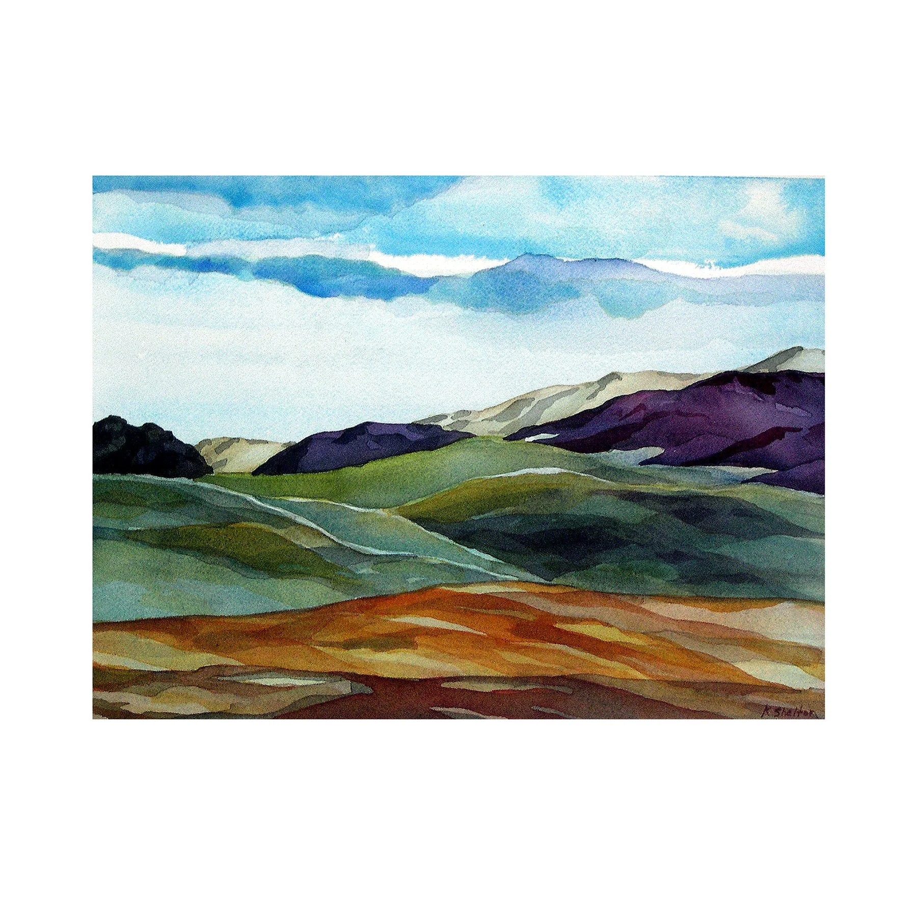 絵画 Lone Mountain 絵画 Lone Mountain Lonely Mountain – Shiree Burch Artwork